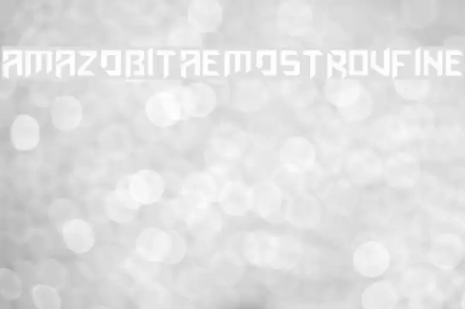 AmazObitaemOstrovFine Font examples