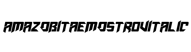 AmazObitaemOstrovItalic  免费字体下载