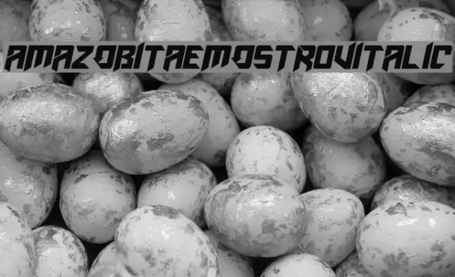 AmazObitaemOstrovItalic Font examples