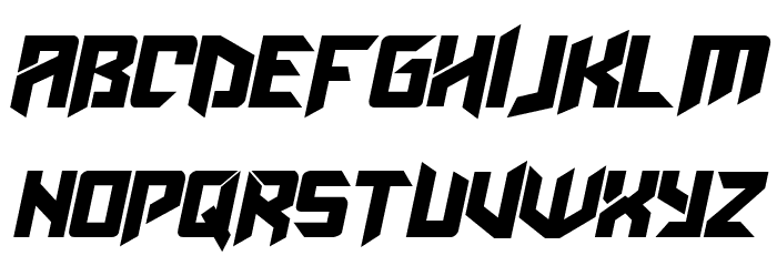 AmazObitaemOstrovItalic Font LOWERCASE