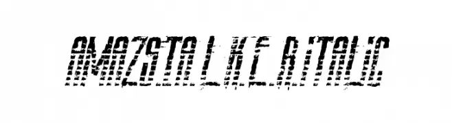 AmazS.T.A.L.K.E.R.Italic  font caratteri gratis