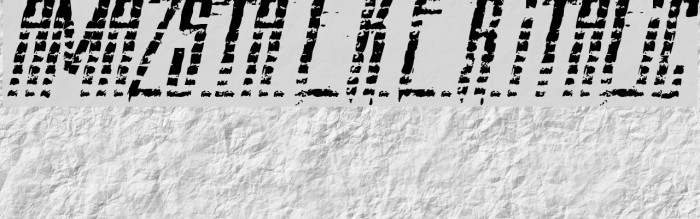 AmazS.T.A.L.K.E.R.Italic Font examples