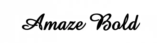 Amaze Bold  Frei Schriftart Herunterladen
