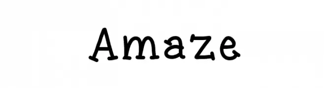 Amaze  baixar fontes gratis