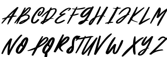 Amazed Font UPPERCASE