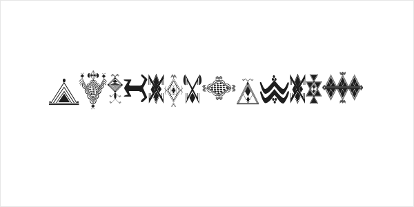 Amazigh Motifs Logo