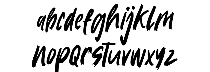 Amazing Books Font LOWERCASE