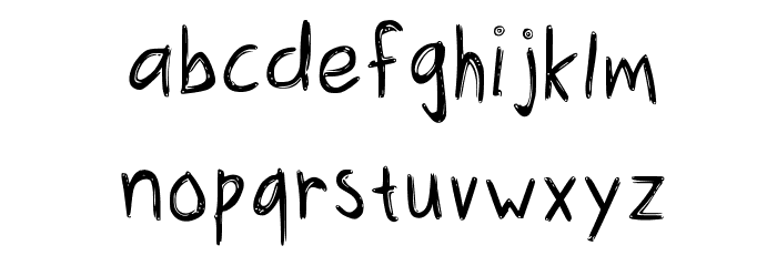 Amazing Bro Medium Font LOWERCASE