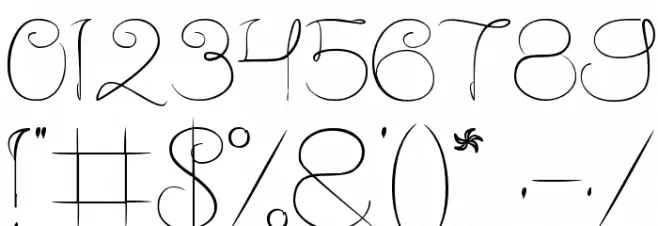 Amazing Day Everyday Font OTHER CHARS