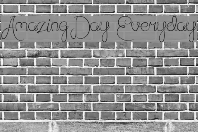 Amazing Day Everyday Font examples