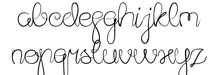 Amazing Day Everyday Font LOWERCASE
