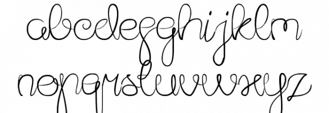 Amazing Day Everyday फ़ॉन्ट लोअरकेस