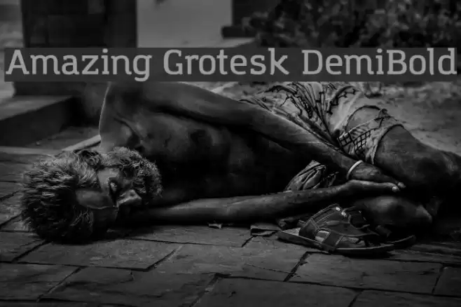 Amazing Grotesk DemiBold Font examples