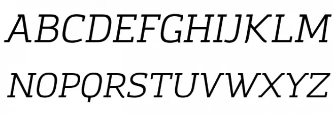 Amazing Grotesk Italic फ़ॉन्ट अपरकेस