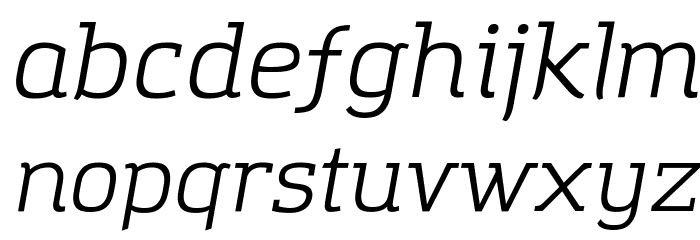 Amazing Grotesk Italic Font LOWERCASE