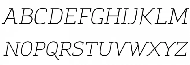 Amazing Grotesk Light Italic Font Litere mari
