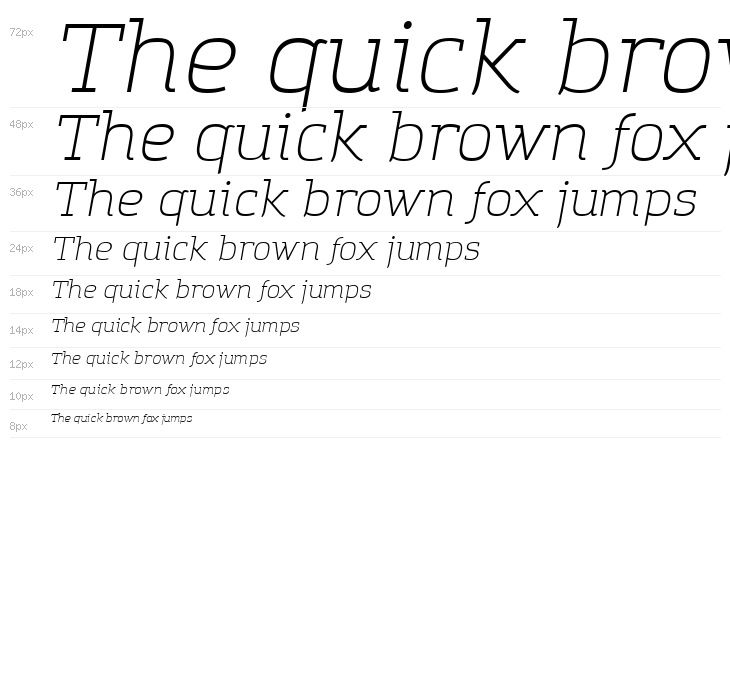 Amazing Grotesk Light Italic Waterfall