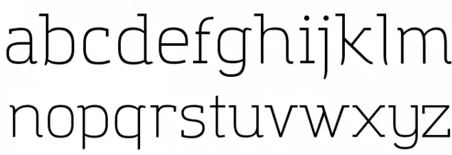 Amazing Grotesk Light 字体 小写