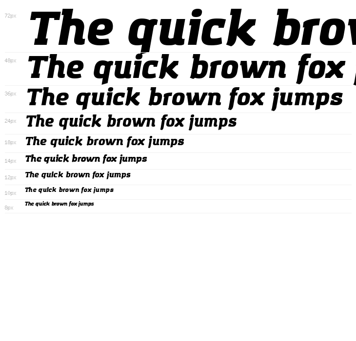 Amazing Grotesk Ultra Italic Waterfall