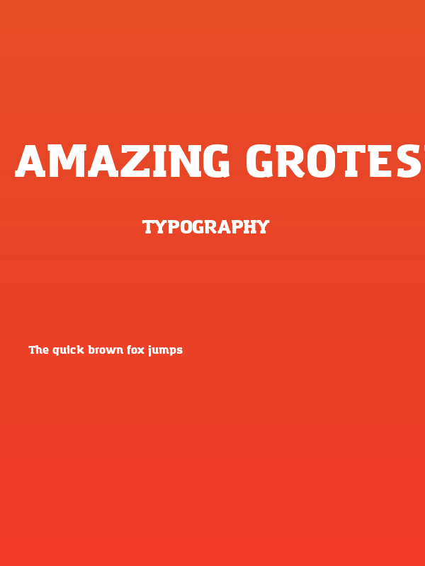Amazing Grotesk Ultra Poster