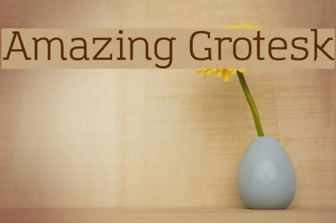 Amazing Grotesk Example 2