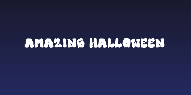 Amazing Halloween Social Header