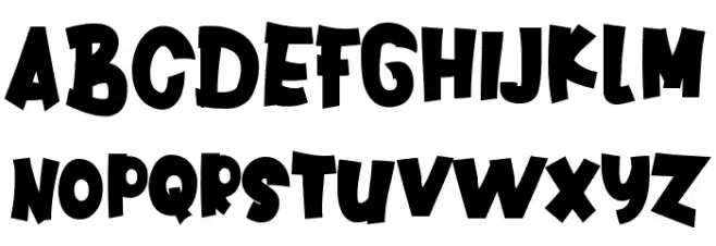Amazing Kids Font UPPERCASE