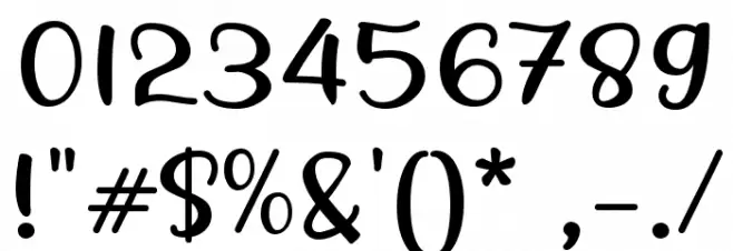 Amazing Mother Font OTHER CHARS