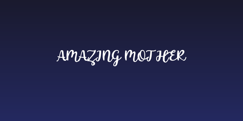 Amazing Mother Social Header