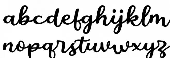 Amazing Mother Font LOWERCASE
