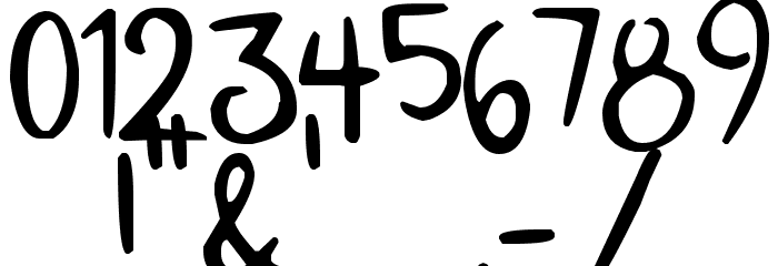 Amazing Ruler Font OTHER CHARS