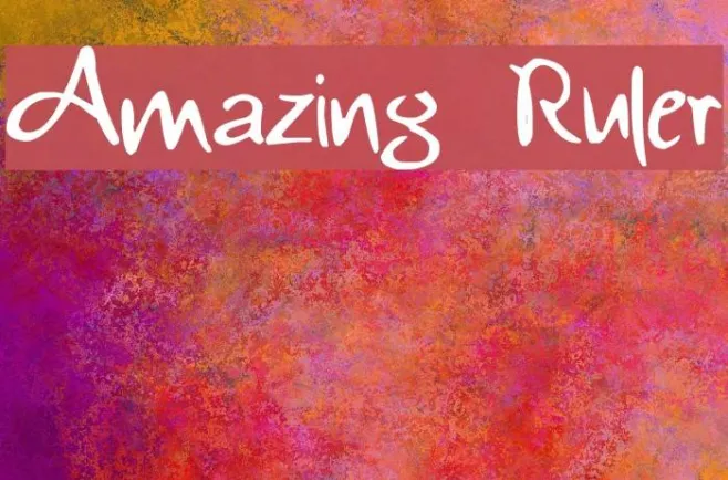 Amazing Ruler Example 2