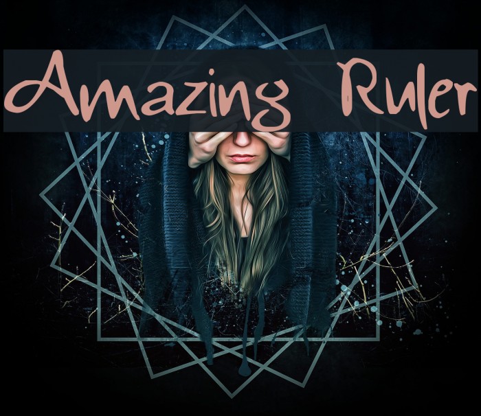 Amazing Ruler Font examples