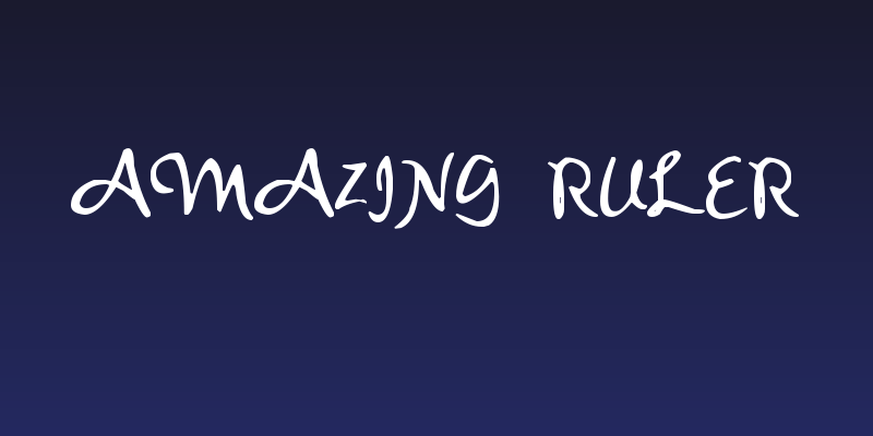 Amazing Ruler Social Header