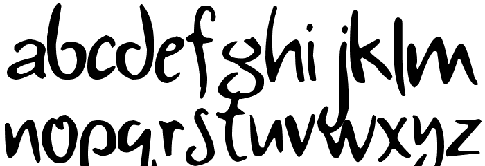 Amazing Ruler Font LOWERCASE