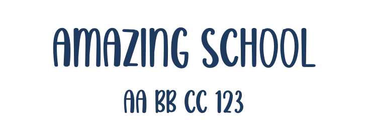 Amazing School Font Preview