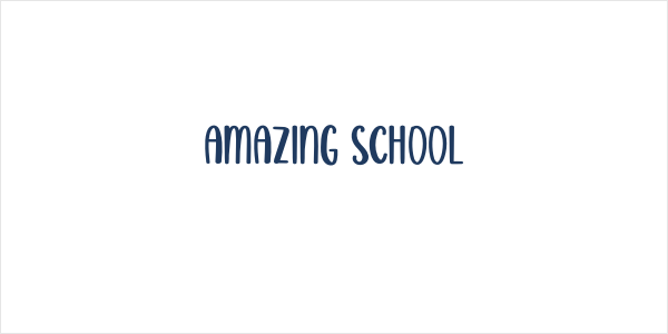 Amazing School Logo