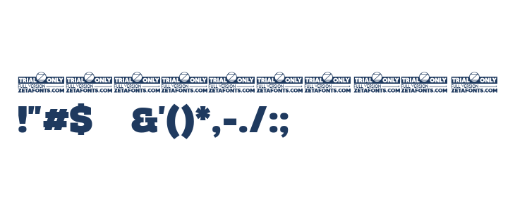 Amazing Slab Trial Black Other Characters