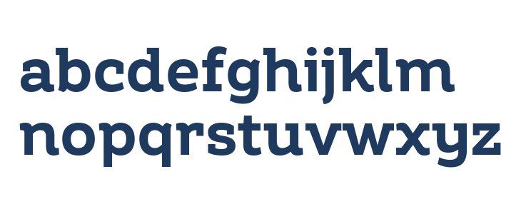 Amazing Slab Trial Bold Lowercase