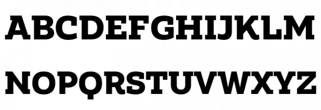 Amazing Slab Trial Extrabold Шрифта ВЕРХНИЙ