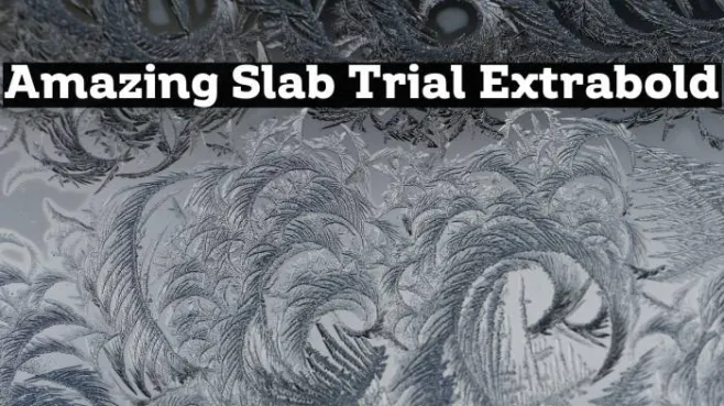 Amazing Slab Trial Extrabold Example 3