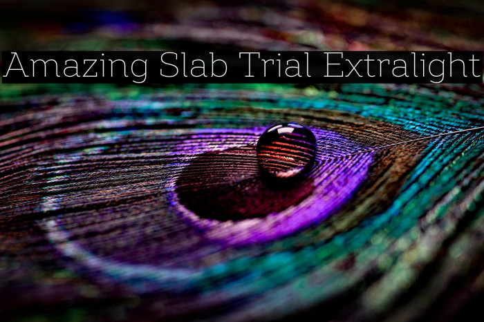 Amazing Slab Trial Extralight Example 1