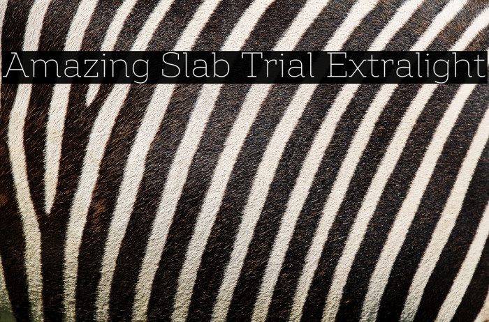 Amazing Slab Trial Extralight Example 3