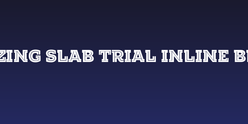 Amazing Slab Trial Inline Black Social Header