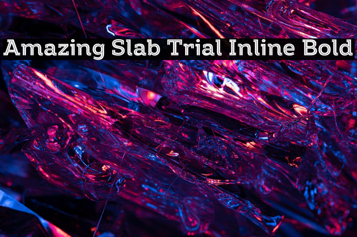 Amazing Slab Trial Inline Bold Example 1