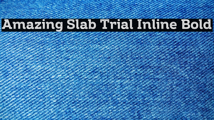 Amazing Slab Trial Inline Bold Example 2