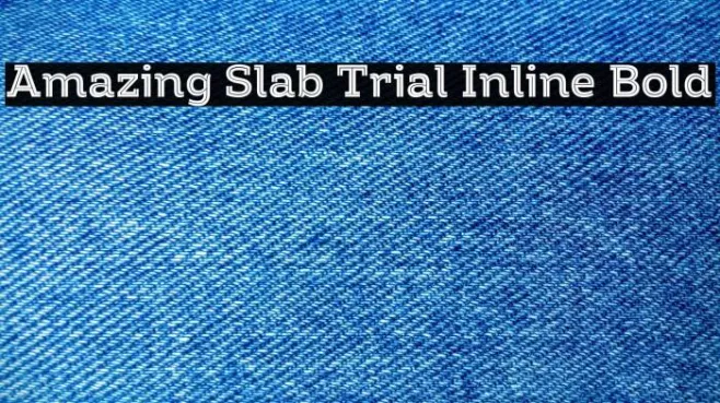 Amazing Slab Trial Inline Bold Example 2