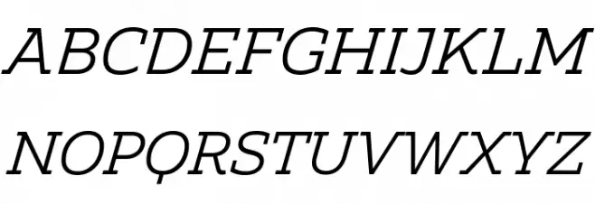 Amazing Slab Trial Italic Шрифта ВЕРХНИЙ