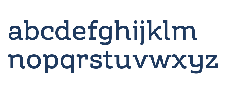 Amazing Slab Trial Medium Lowercase