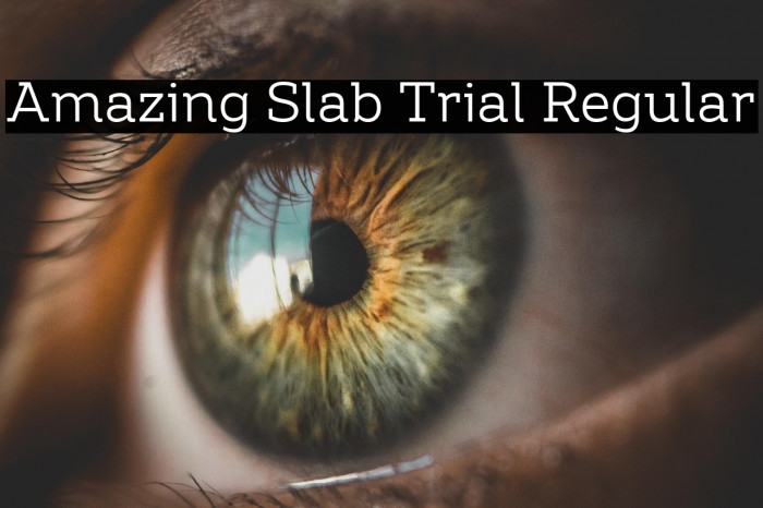 Amazing Slab Trial Regular Example 1